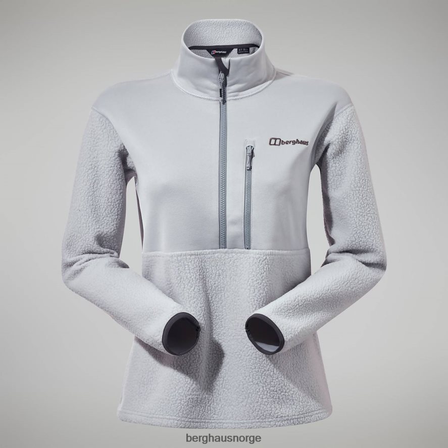 fadley halv glidelås Berghaus kvinner grå F262D6423 klær