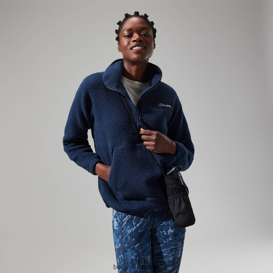 hauksker halv glidelås Berghaus kvinner mørke blå F262D6448 klær