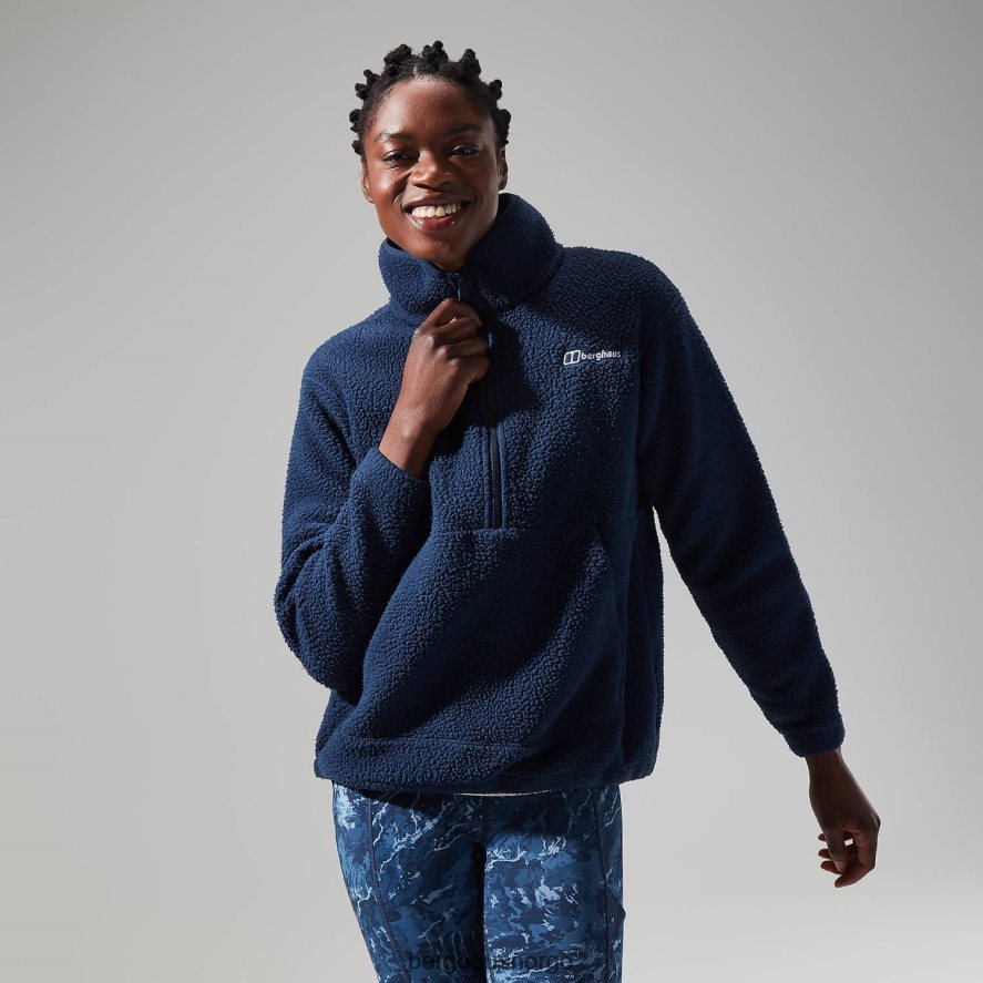 hauksker halv glidelås Berghaus kvinner mørke blå F262D6448 klær