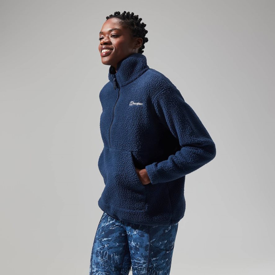 hauksker halv glidelås Berghaus kvinner mørke blå F262D6448 klær