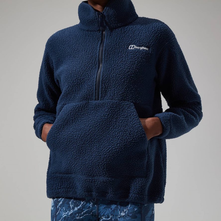 hauksker halv glidelås Berghaus kvinner mørke blå F262D6448 klær