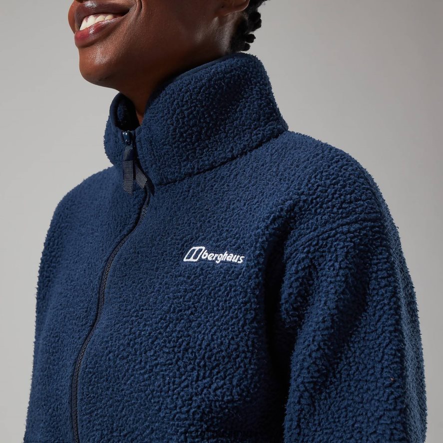hauksker halv glidelås Berghaus kvinner mørke blå F262D6448 klær