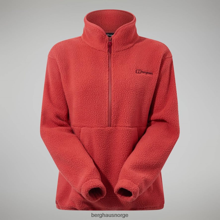 hauksker halv glidelås Berghaus kvinner rød F262D6449 klær
