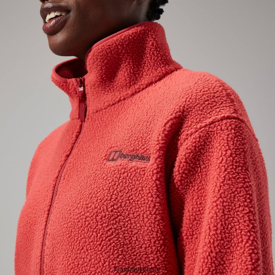 hauksker halv glidelås Berghaus kvinner rød F262D6449 klær