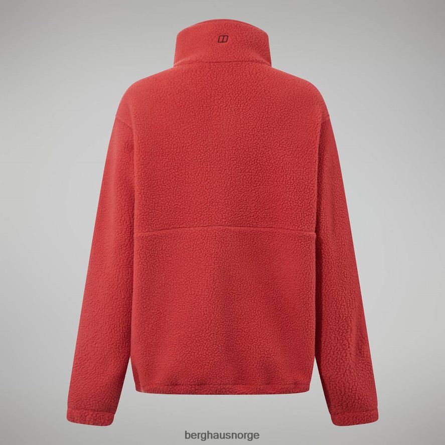 hauksker halv glidelås Berghaus kvinner rød F262D6449 klær