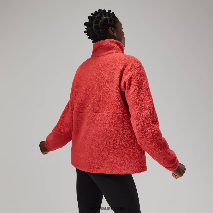 hauksker halv glidelås Berghaus kvinner rød F262D6449 klær