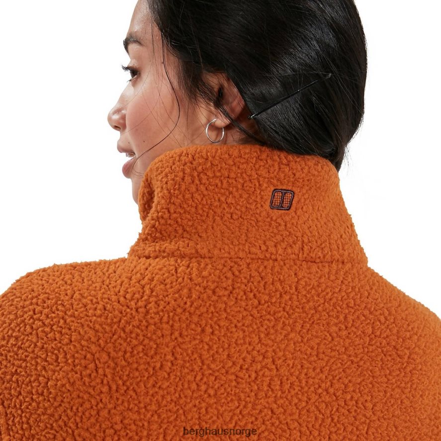 hawkser halv glidelås fleece Berghaus kvinner brun F262D6447 klær
