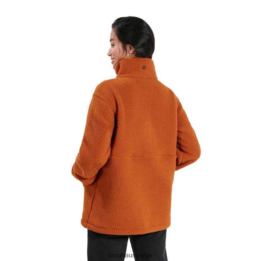 hawkser halv glidelås fleece Berghaus kvinner brun F262D6447 klær