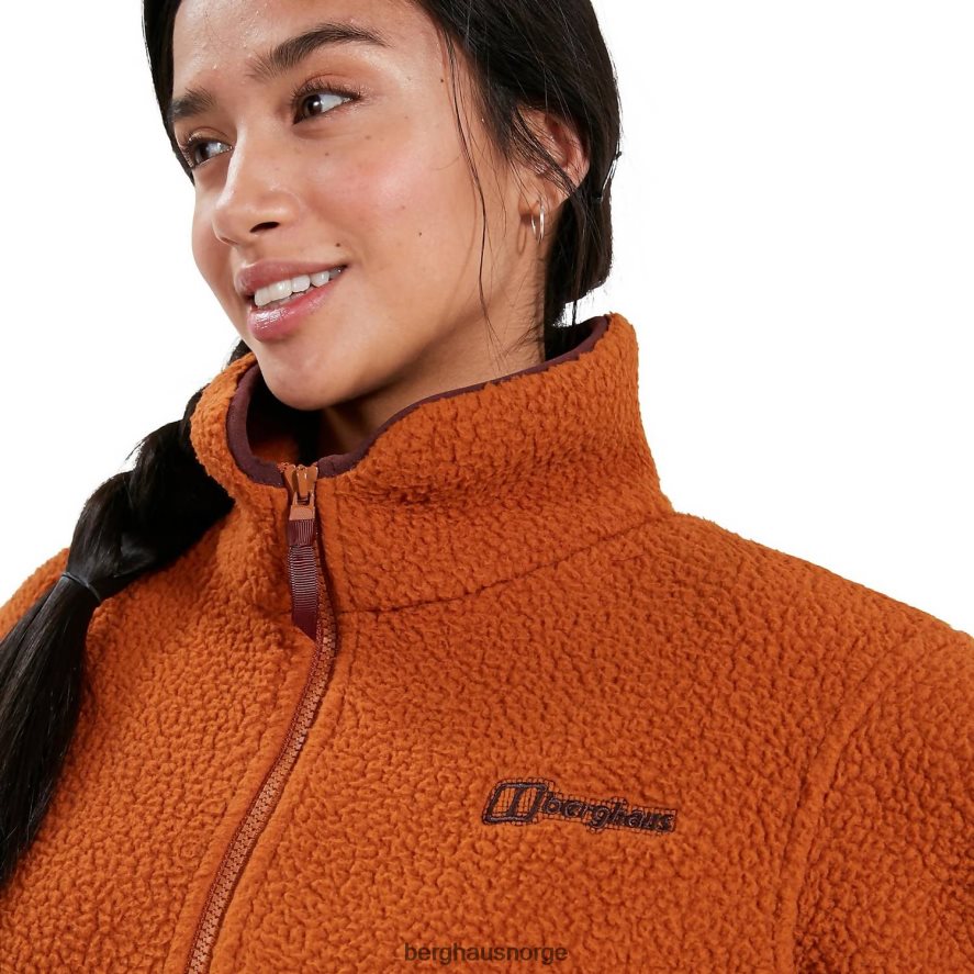 hawkser halv glidelås fleece Berghaus kvinner brun F262D6447 klær