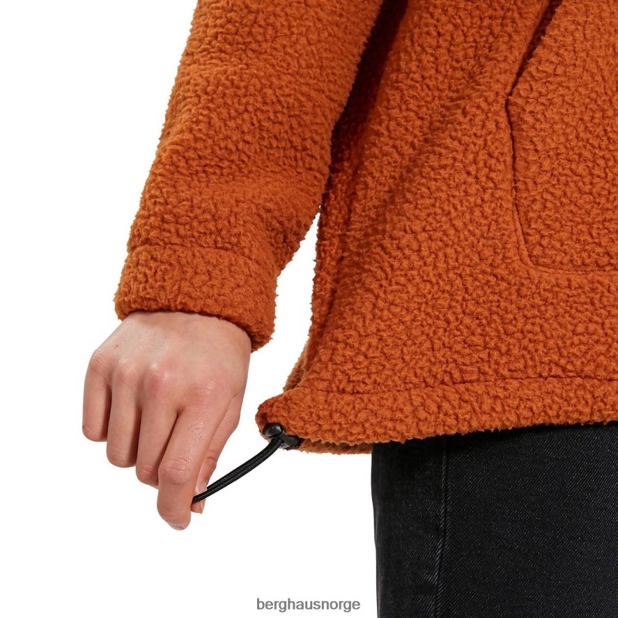 hawkser halv glidelås fleece Berghaus kvinner brun F262D6447 klær
