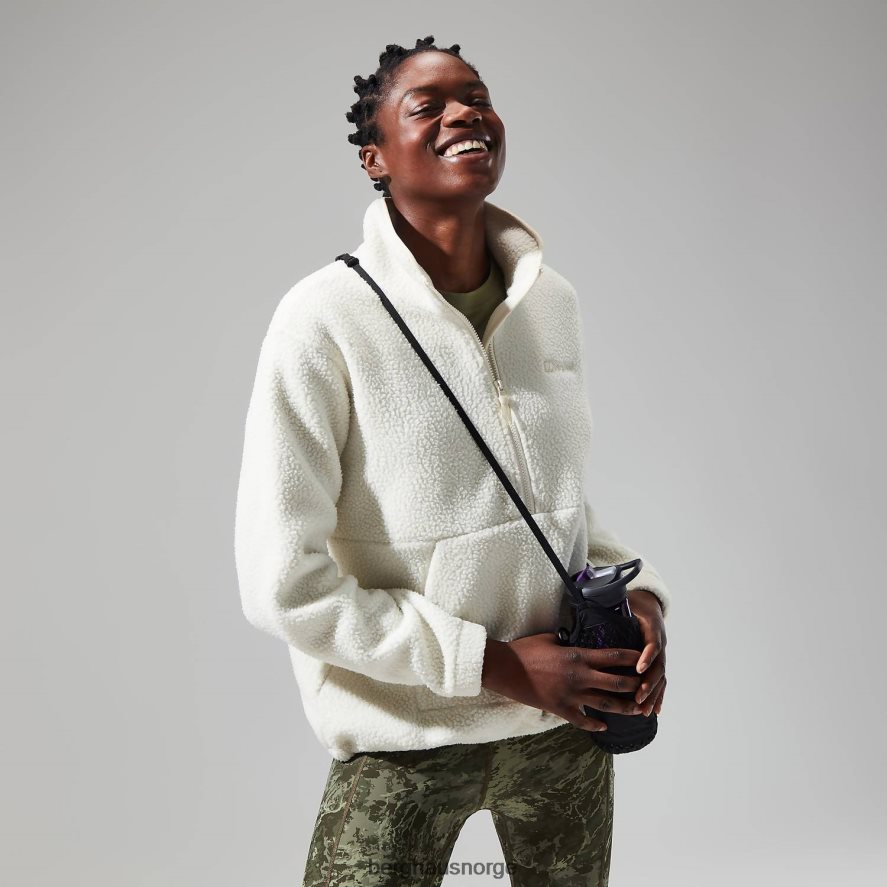 hawksker halv glidelås fleece Berghaus kvinner naturlig F262D6450 klær