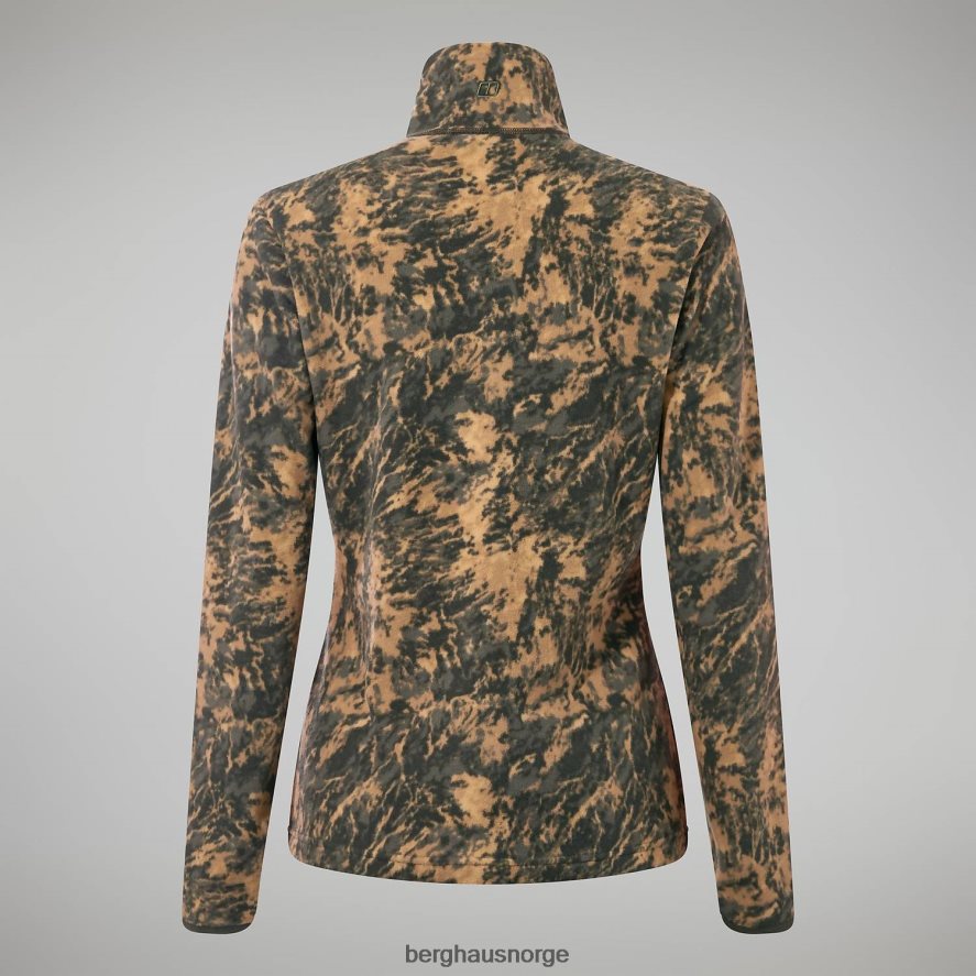 navala halv glidelås fleece Berghaus kvinner grønn/mørk grønn F262D6435 klær