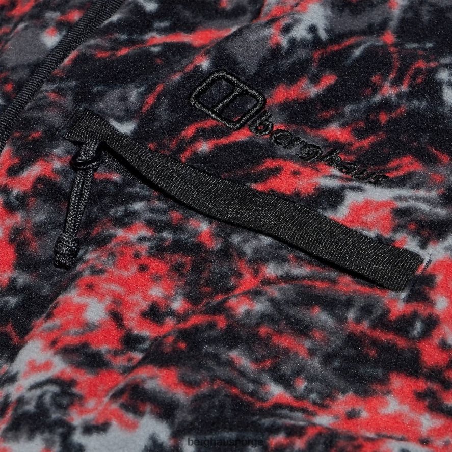 navala halv glidelås fleece Berghaus kvinner lys grå/mørk grå F262D6434 klær