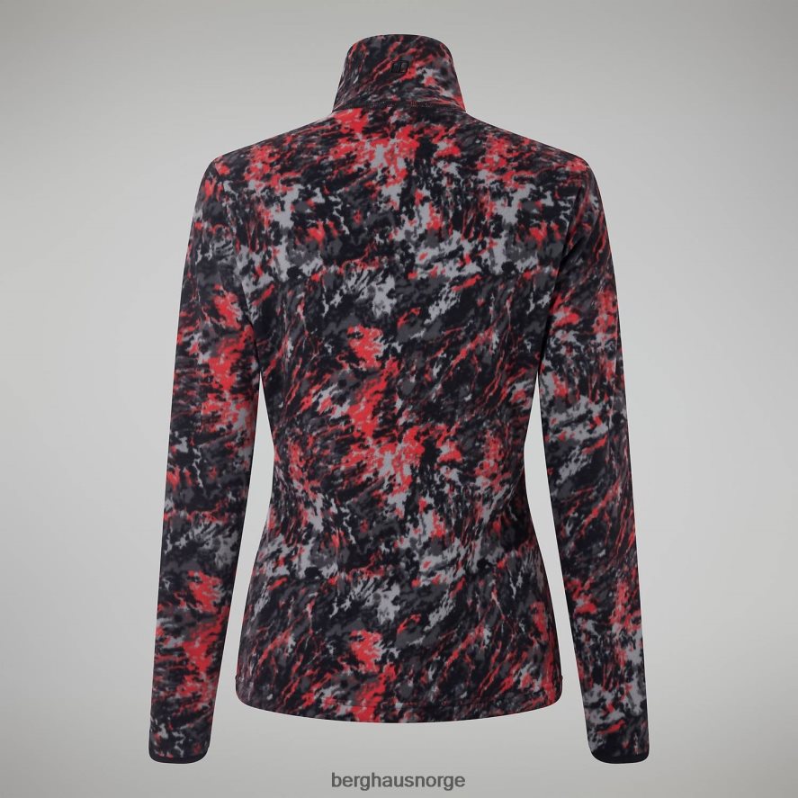 navala halv glidelås fleece Berghaus kvinner lys grå/mørk grå F262D6434 klær