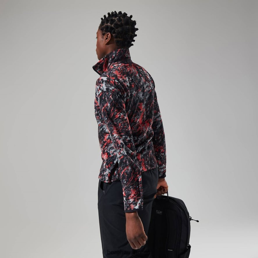 navala halv glidelås fleece Berghaus kvinner lys grå/mørk grå F262D6434 klær