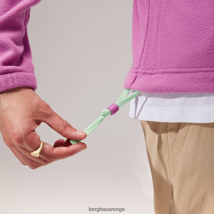 overdimensjonert aztekisk fleece med halv glidelås Berghaus kvinner lilla F262D6458 klær