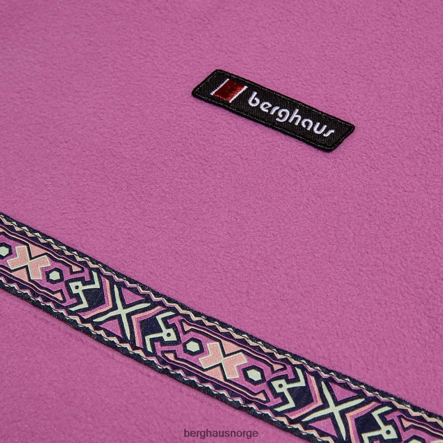 overdimensjonert aztekisk fleece med halv glidelås Berghaus kvinner lilla F262D6458 klær