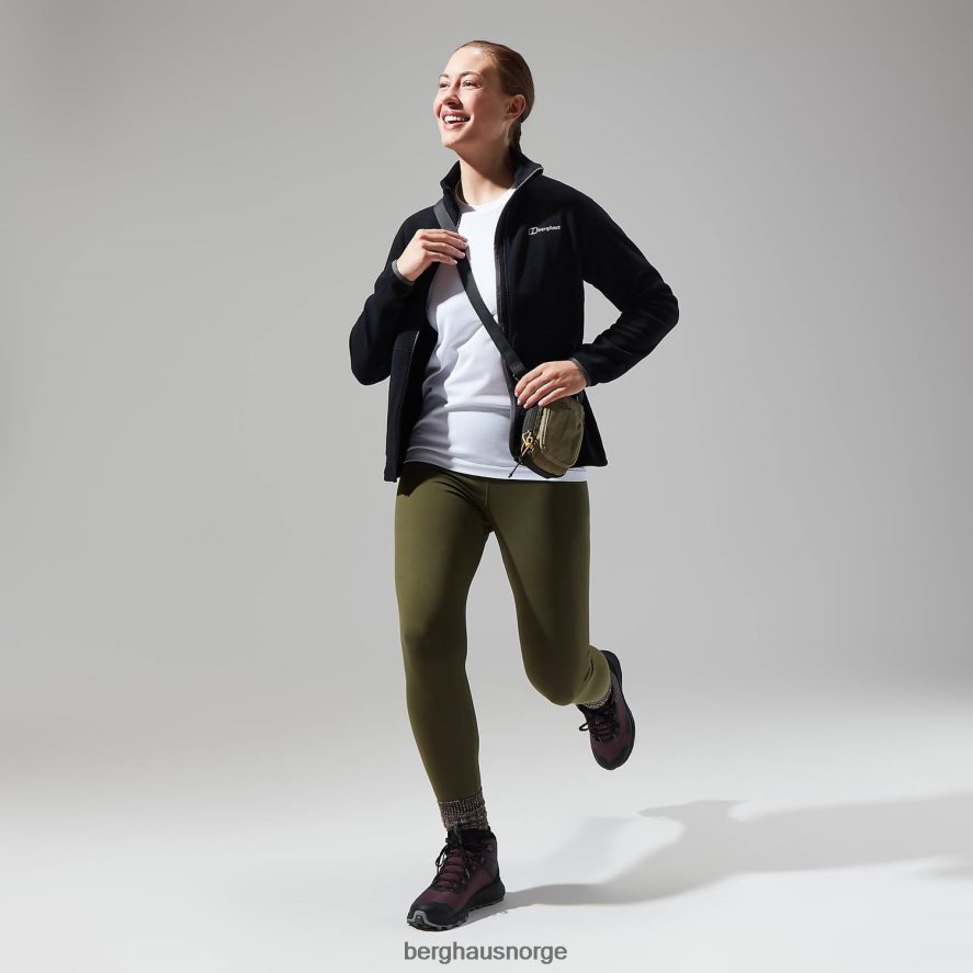 prism 2.0 micro full zip interaktiv Berghaus kvinner svart F262D6443 klær