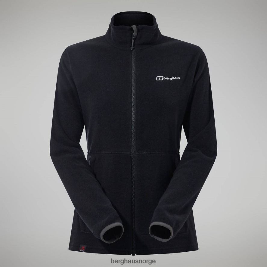 prism 2.0 micro full zip interaktiv Berghaus kvinner svart F262D6443 klær