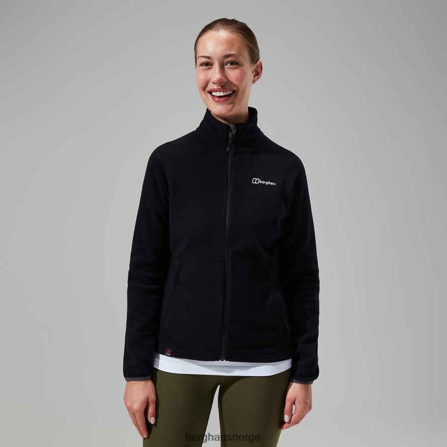 prism 2.0 micro full zip interaktiv Berghaus kvinner svart F262D6443 klær