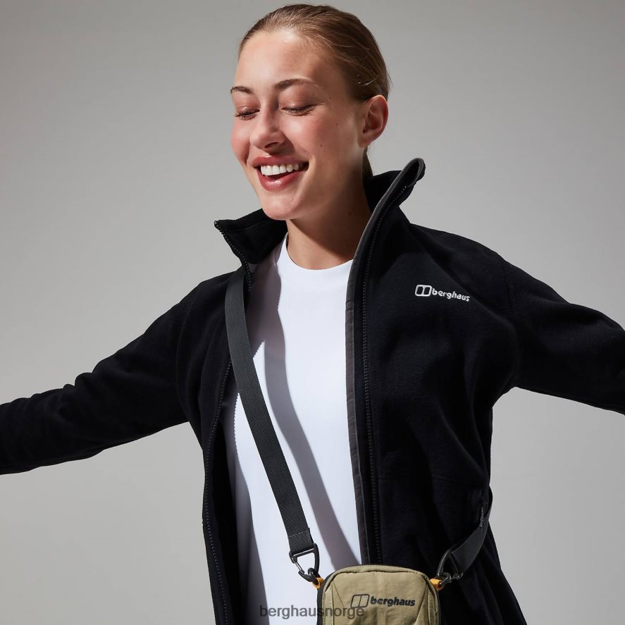 prism 2.0 micro full zip interaktiv Berghaus kvinner svart F262D6443 klær