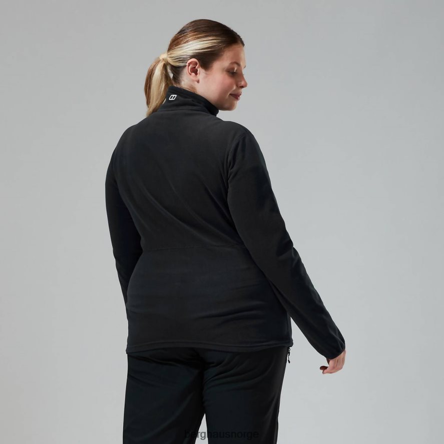 prism 2.0 micro full zip interaktiv Berghaus kvinner svart F262D6443 klær