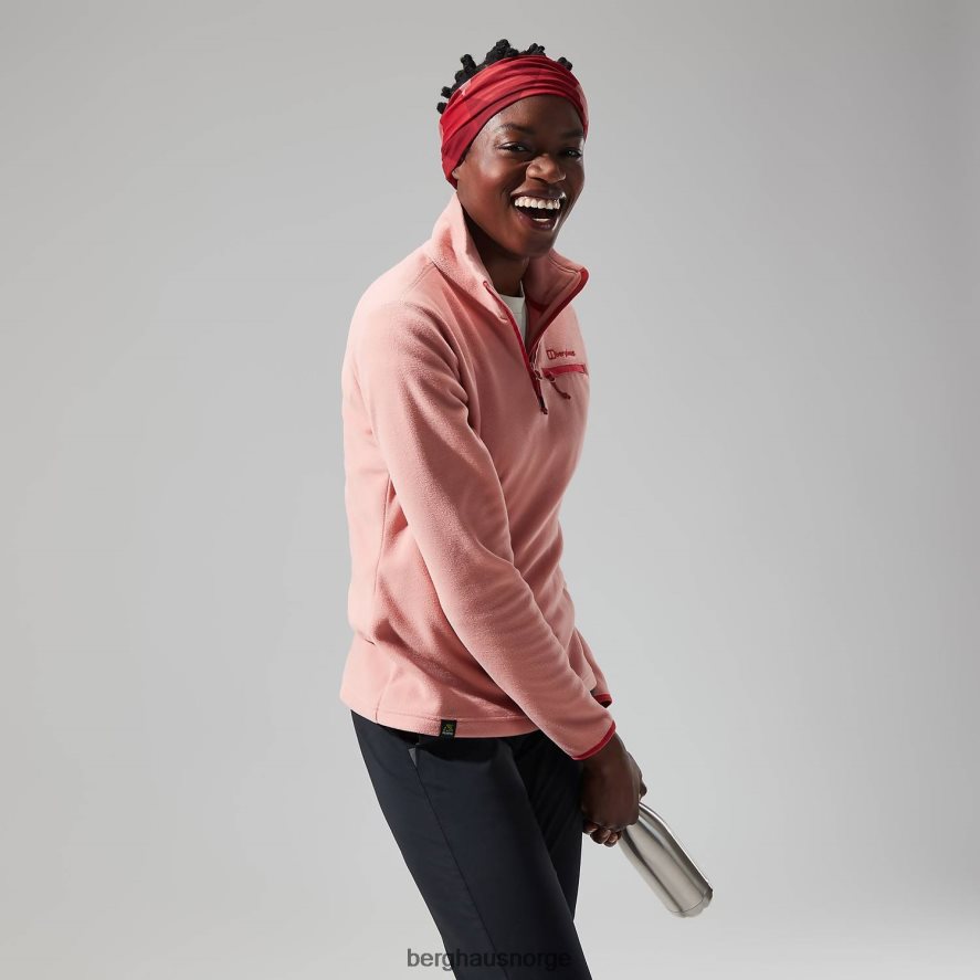 prisme 2.0 mikro halv glidelås fleece Berghaus kvinner rosa F262D6415 klær