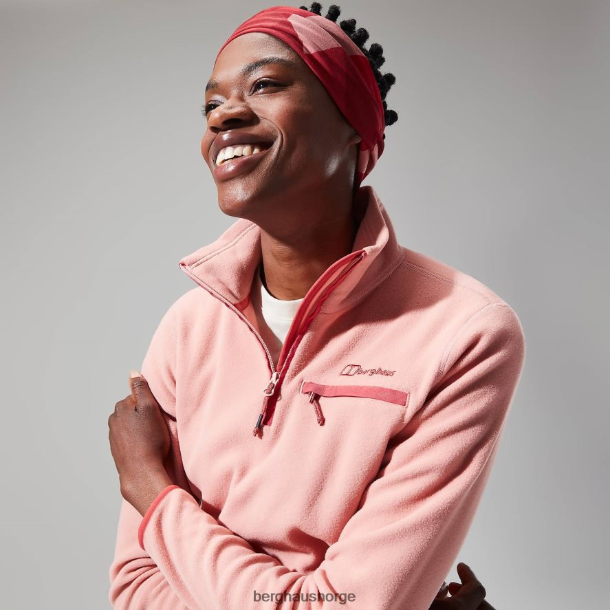 prisme 2.0 mikro halv glidelås fleece Berghaus kvinner rosa F262D6415 klær