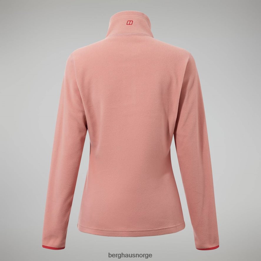 prisme 2.0 mikro halv glidelås fleece Berghaus kvinner rosa F262D6415 klær