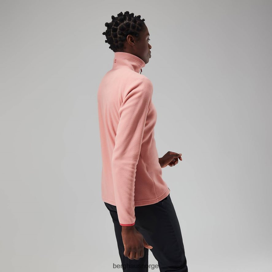 prisme 2.0 mikro halv glidelås fleece Berghaus kvinner rosa F262D6415 klær
