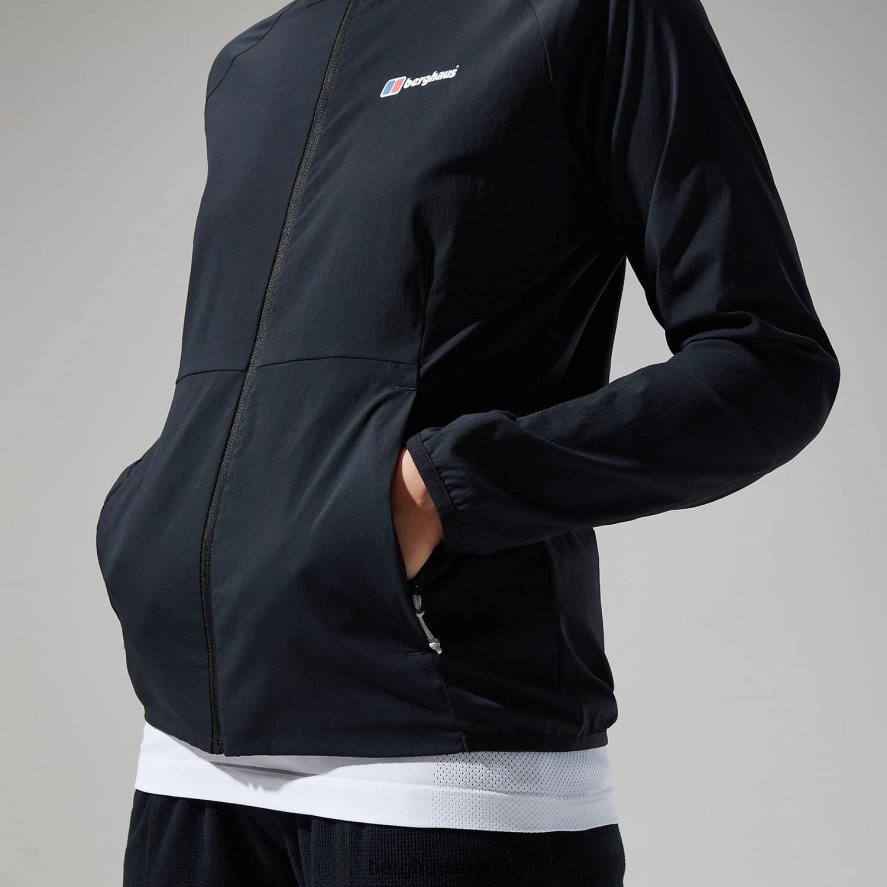 urban arrina hettejakke med full glidelås Berghaus kvinner urb jet black F262D6440 klær