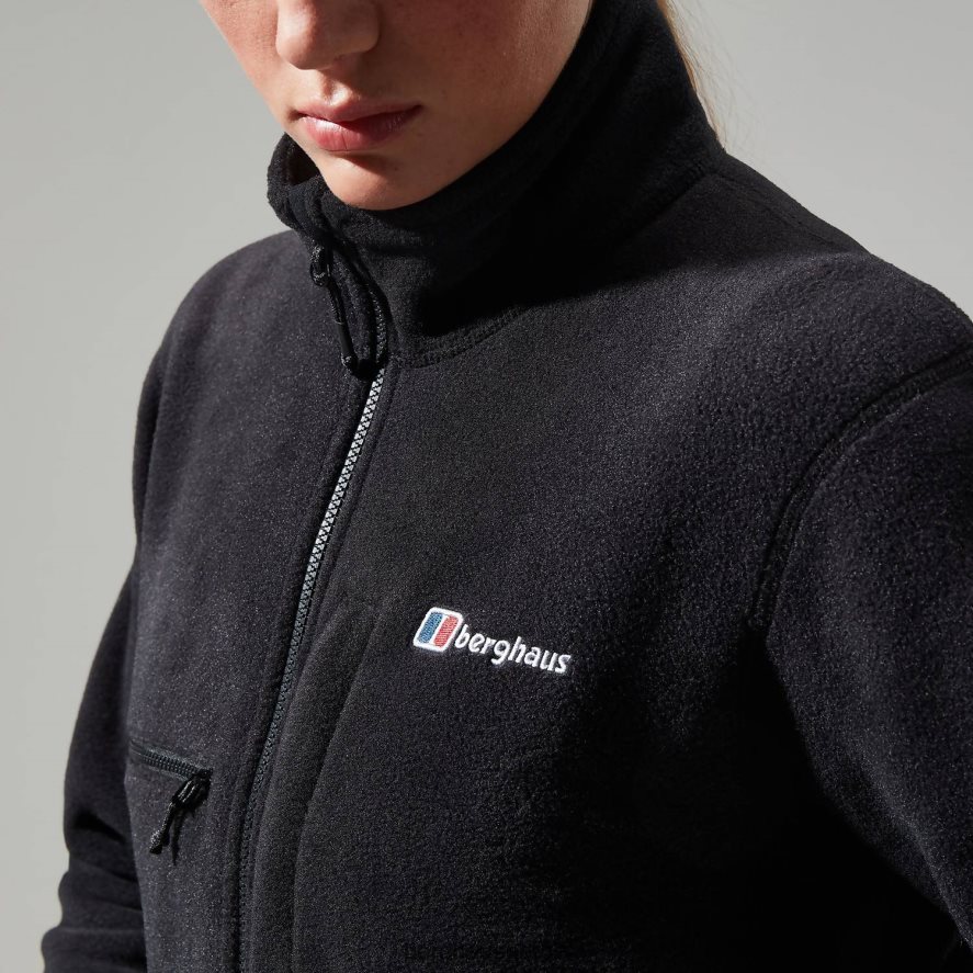 urban cropped co-ord fleecejakke Berghaus kvinner kulsvart F262D6430 klær