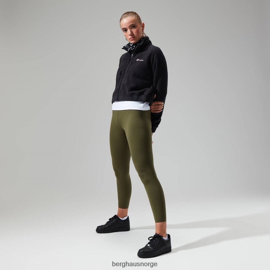 urban cropped co-ord fleecejakke Berghaus kvinner kulsvart F262D6430 klær