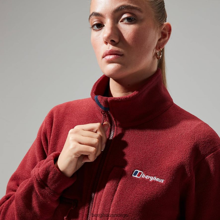 urban cropped co-ord fleecejakke Berghaus kvinner syrah/mørk rød F262D6432 klær
