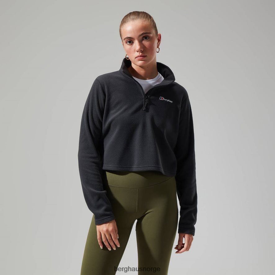 urban prisme crop halv glidelås Berghaus kvinner svart F262D6417 klær