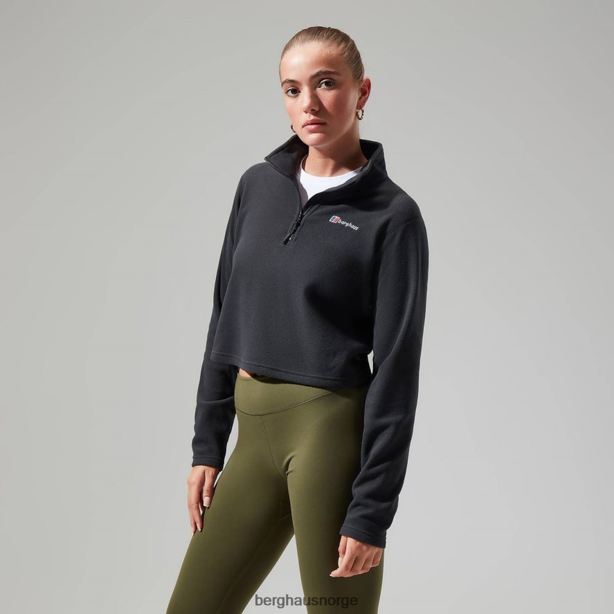 urban prisme crop halv glidelås Berghaus kvinner svart F262D6417 klær