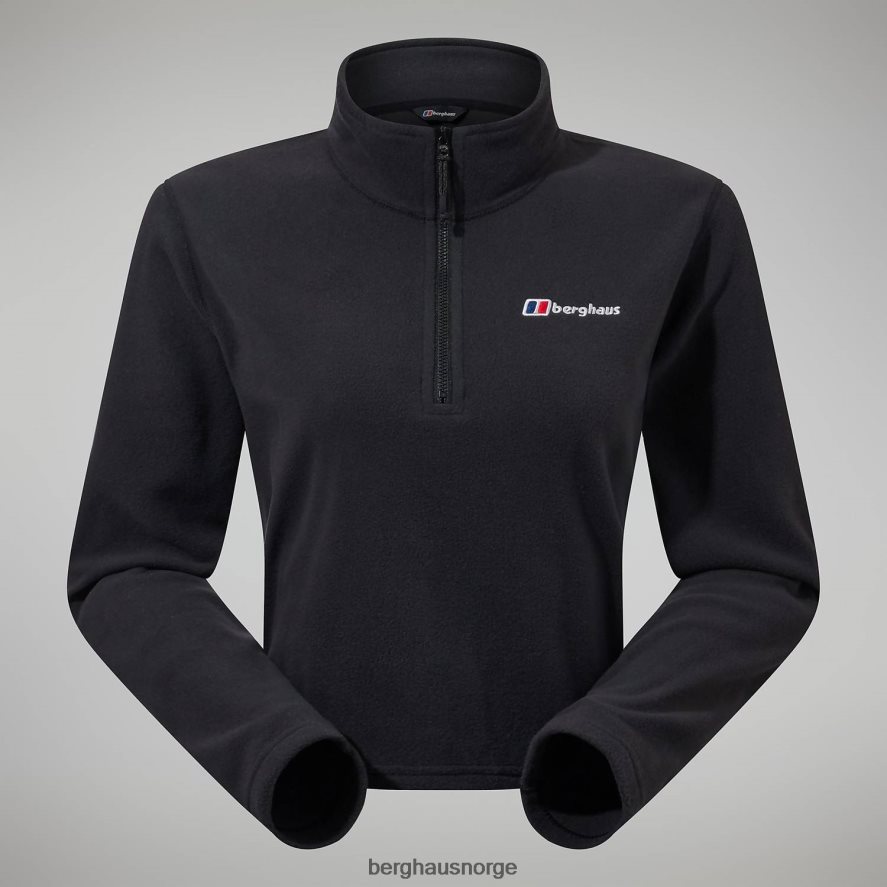 urban prisme crop halv glidelås Berghaus kvinner svart F262D6417 klær