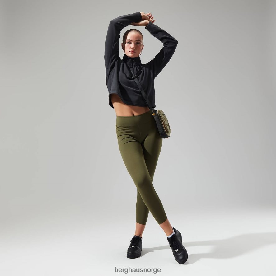 urban prisme crop halv glidelås Berghaus kvinner svart F262D6417 klær