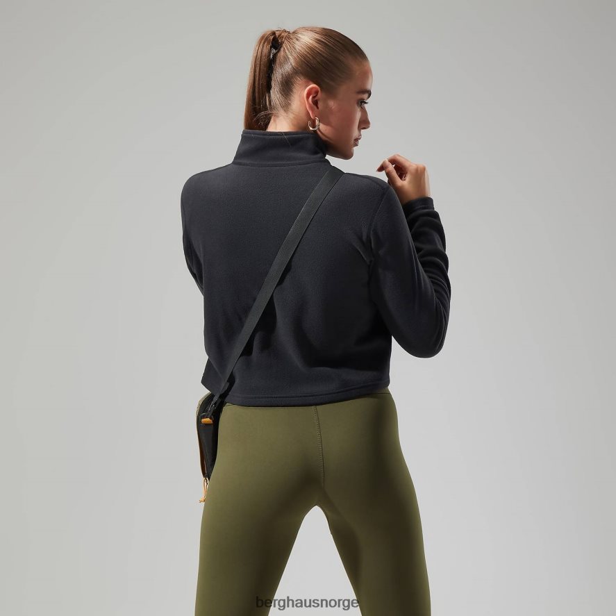 urban prisme crop halv glidelås Berghaus kvinner svart F262D6417 klær