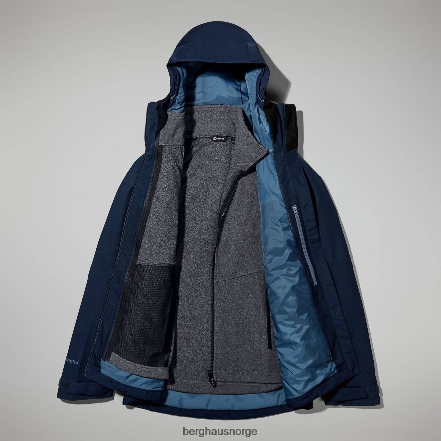 fellmaster gemini 3-i-1 jakke Berghaus kvinner blå F262D6356 klær
