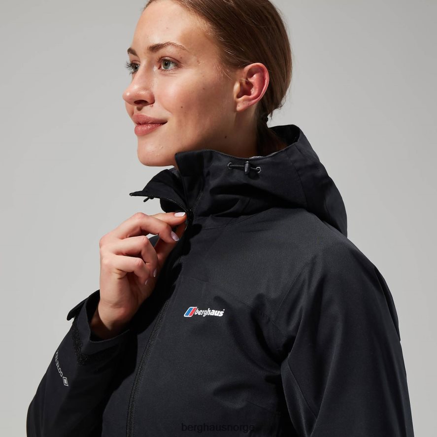 fellmaster gemini 3-i-1 jakke Berghaus kvinner svart F262D6355 klær