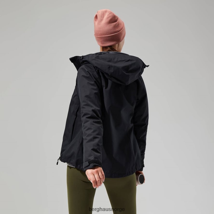 fellmaster gemini 3-i-1 jakke Berghaus kvinner svart F262D6355 klær