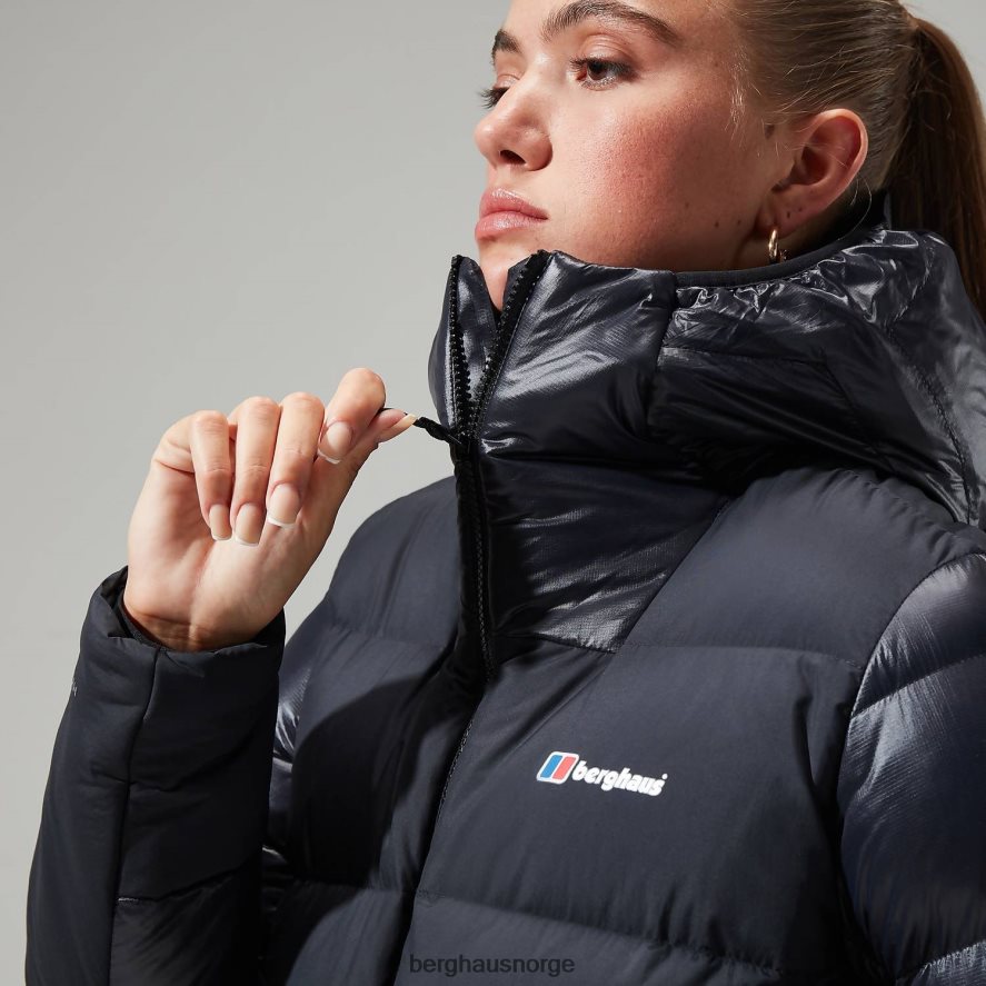arkos reflekterende dunjakke Berghaus kvinner kulsvart F262D6396 klær