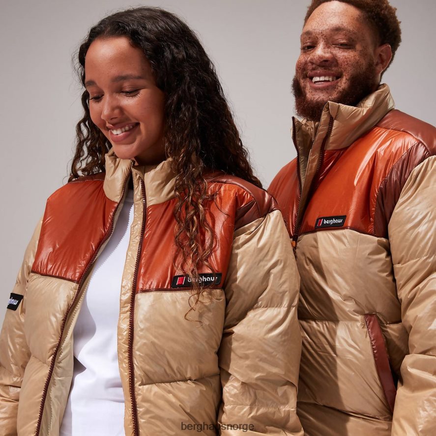 blockback dunjakker Berghaus kvinner lysebrun/brun F262D6410 klær