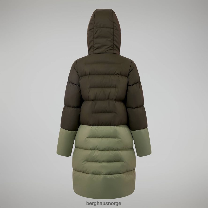 lang jakke med forbrenningsreflekt Berghaus kvinner grønn F262D6404 klær
