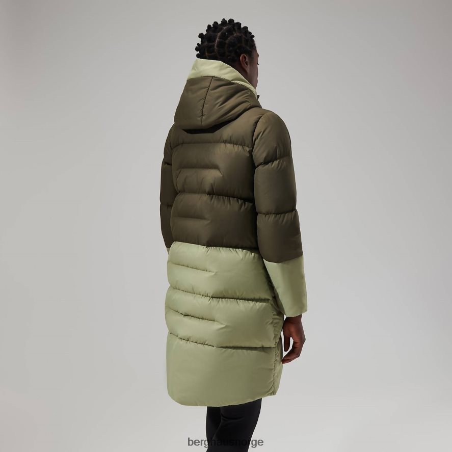 lang jakke med forbrenningsreflekt Berghaus kvinner grønn F262D6404 klær