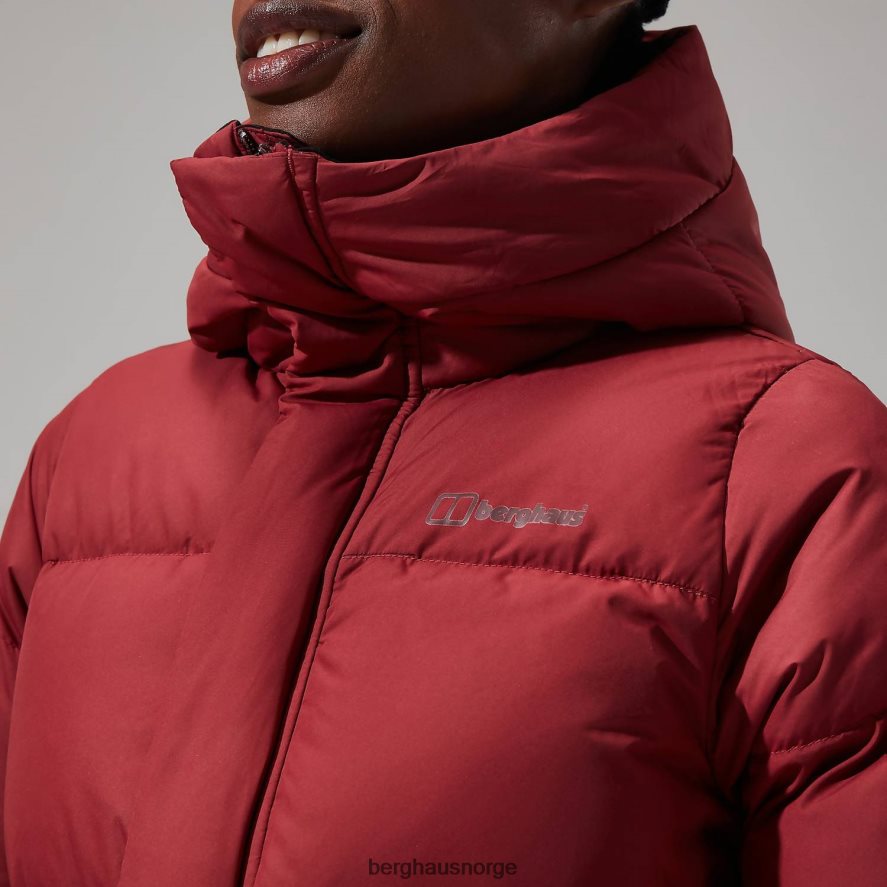 lang jakke med forbrenningsreflekt Berghaus kvinner rød F262D6403 klær
