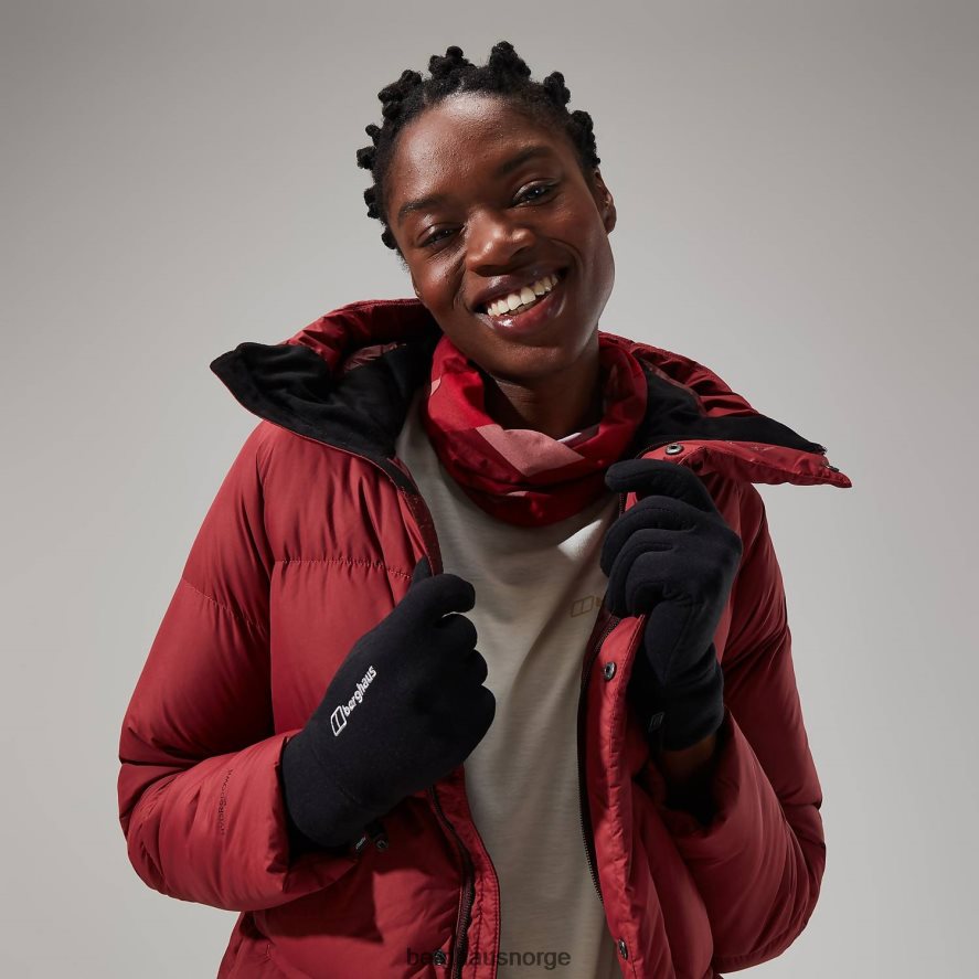 lang jakke med forbrenningsreflekt Berghaus kvinner rød F262D6403 klær