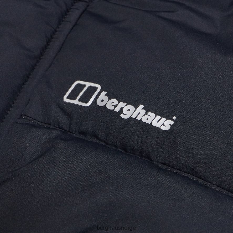 lang jakke med forbrenningsreflekt Berghaus kvinner svart F262D6402 klær