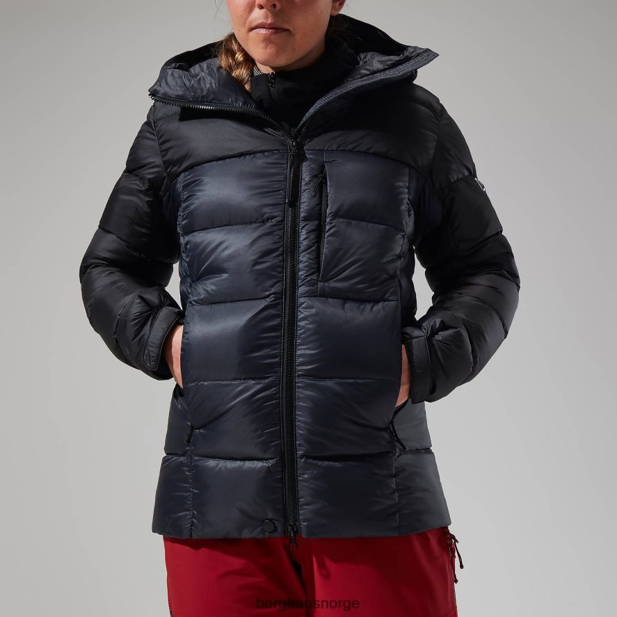 mtn arete ultra dun hettegenser Berghaus kvinner kulsvart F262D6398 klær